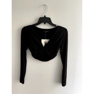 Naked Wardrobe Black Long Sleeve Shirt